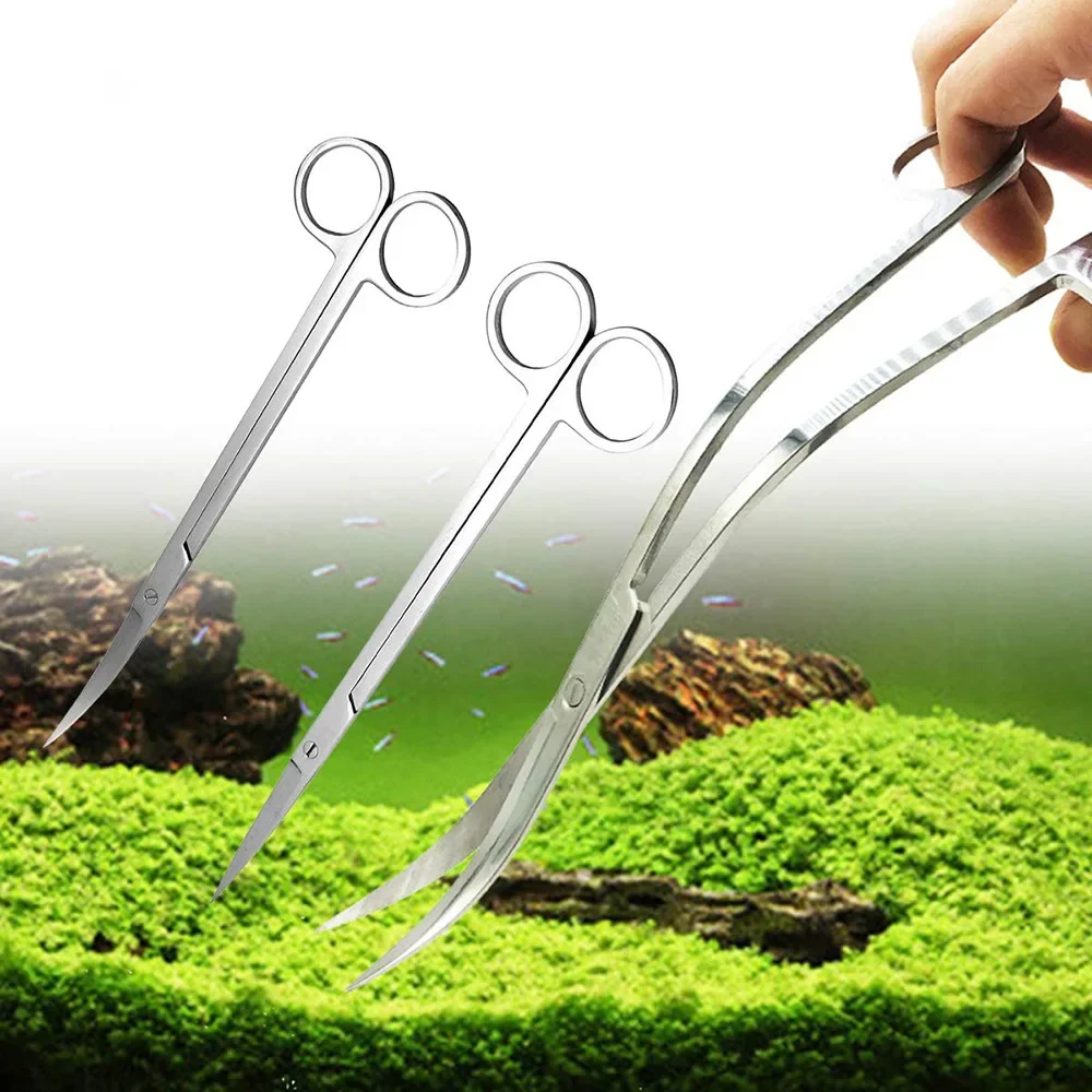 Planted Aquarium Kit - Akwarium Przycinanie roślin Pęseta Nożyce Łopatka
