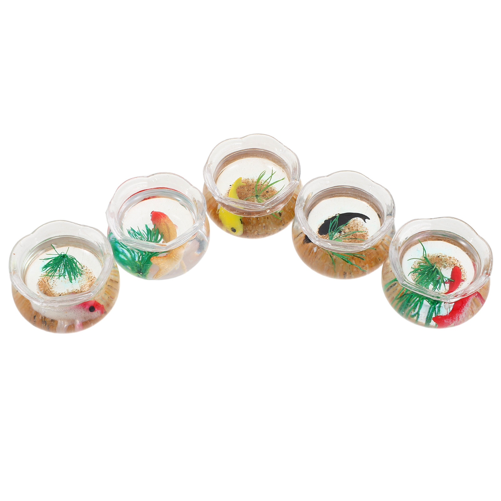 Aquarium For Planted Tank - 5 szt. Mini miska na ryby,