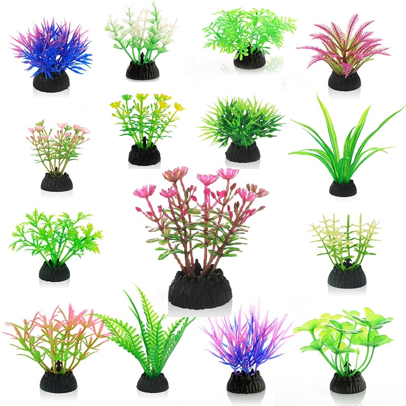 Aquarium Plant Grass - Symulacja Sztuczne rośliny PVC Podwodna woda