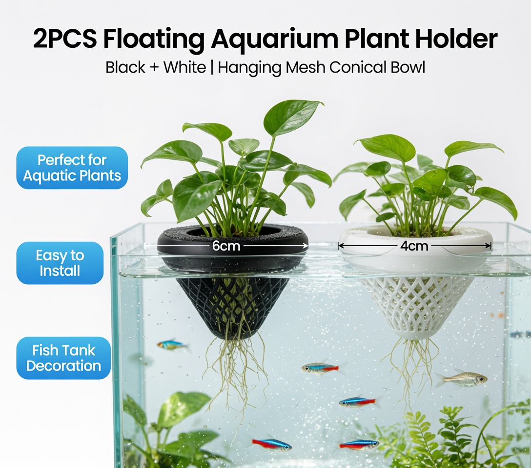 2 szt. Pływające koszyczki na  – Planted Aquarium Equipment recenzja i cena