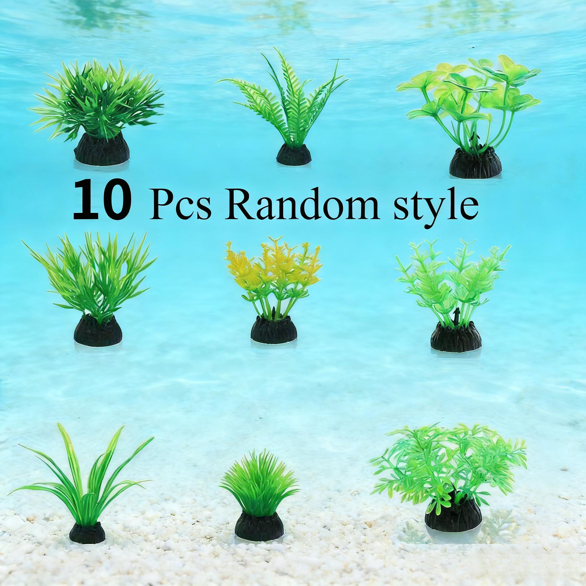 10 szt. Zielone sztuczne rośli – Aquarium Plant Grass recenzja i cena